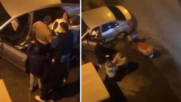 İstanbul'da yol verme tartışması! Kavgayı durdurmak için yalvardı