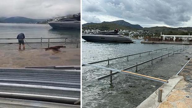 Bodrum'da kaçak iskeleye örnek ceza