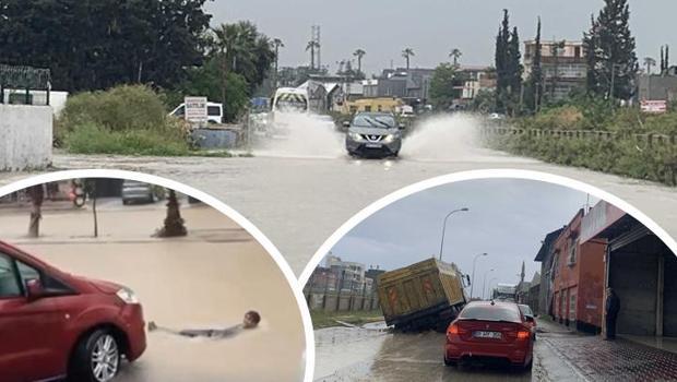 Meteoroloji'den kuvvetli yağış uyarısı! 21 ilde sağanak alarmı verildi... Adana'da şiddetli yağış sonrası yol çöktü