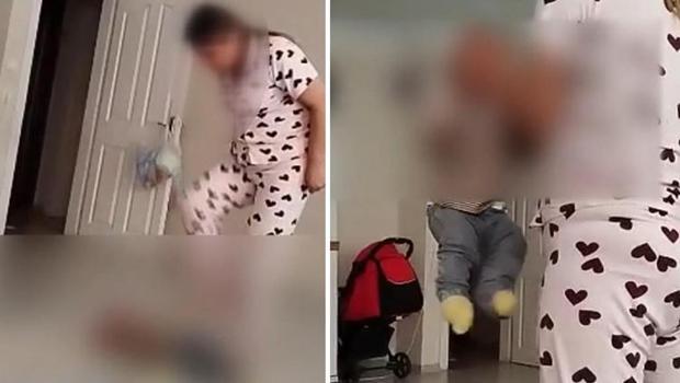 Özbekistanlı bakıcı çocuğa dehşeti yaşattı