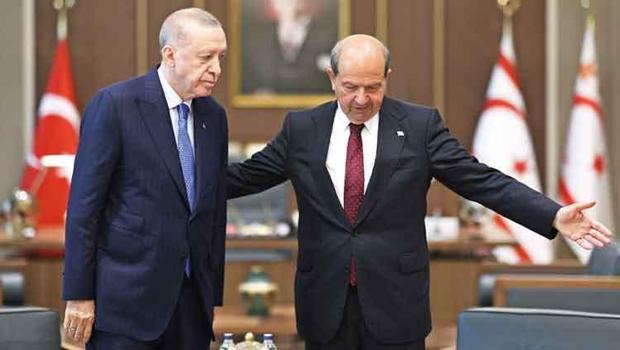 Cumhurbaşkanı Erdoğan KKTC’de: 2 devletli çözüm ortak vizyonumuz
