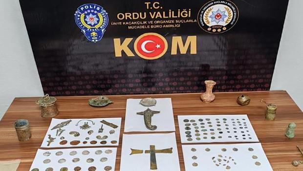 Tarihi eser kaçakçılarına geçit verilmedi, 133 adet obje ele geçirildi