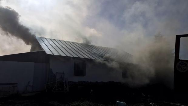 Yayla evinde yangın! 4 kişi hastanelik oldu