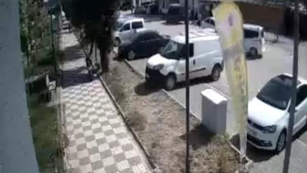 Gaziantep'te sokak köpeklerinin çocuklara saldırdığı anlar kamerada