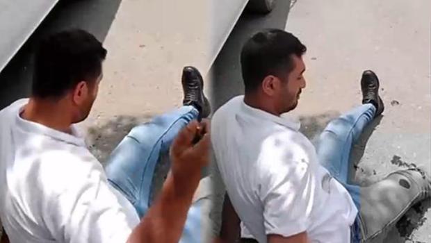 Malatya'da kendisini rahatsız eden adamı ayağından vurdu! O anları kaydetti