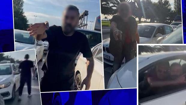 Maltepe’de trafik tartışmasında dehşeti yaşattı! Telefonu yüzüne fırlattı