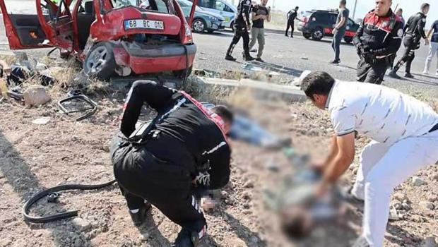 Üniversite sınavına gidiyorlardı... Aksaray'da feci trafik kazası: 1 ölü, 10 yaralı