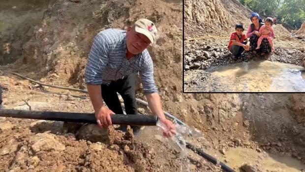 65 yılın en kurak yılı yaşanıyordu! Kuyudan çıkan can suyu oldu: Borularla çekip şişelere dolduruyoruz