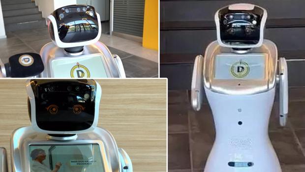 Demirören Medya ve Teknoloji Lisesi'nde robotla tanıtım dönemi