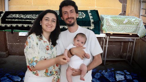 Faciaya kurban gitmişlerdi... Cenazede göz yaşartan görüntü! Anne ile bebeği ile aynı mezara defnedildi