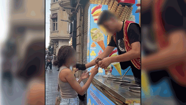 Külah oyunuyla kadını taciz etti: Beyoğlu'ndaki dondurmacı mühürlendi
