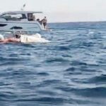 Motoryat tekneyi batırdı
