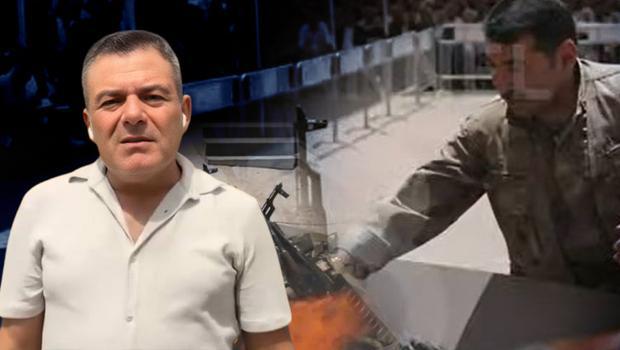 PKK silahlarını kazana koyup yaktı! Tören alanındaki çarpıcı ayrıntıları Nihat Uludağ anlattı