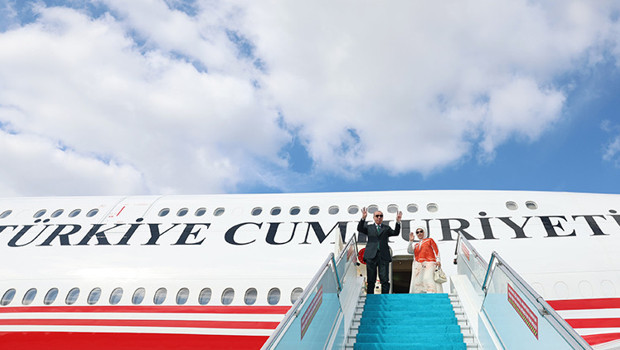 Cumhurbaşkanı Erdoğan Katar'a gitti