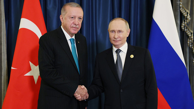 Son dakika... Çin'de diplomasi rüzgarı... Cumhurbaşkanı Erdoğan Putin'le görüştü