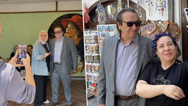 Ünlü oyuncuya benzerliğiyle dikkat çekiyor! Gören fotoğraf çektirmek istiyor | 'Ölmemiş, gerçekte buradaymış''