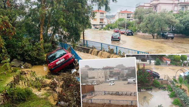 Beş kenti sağanak vurdu: Yağmur suları sele dönüştü | Evler sular altında kaldı, heyelan nedeniyle yollar kapandı