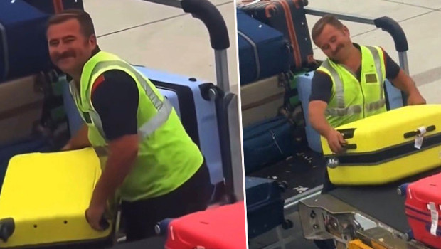 Uçağa valizleri yüklerken çekilen görüntüleri milyonlarca kez izlenmişti! Cilveli rampacı o anları anlattı: 15 dakikalığına meşhur etti