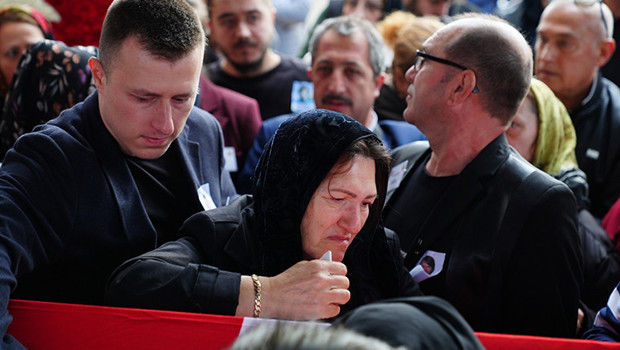 Hırvatistan'da düşen yangın uçağında şehit olan Pilot Bahar'a son veda