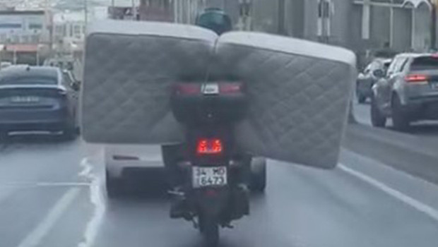 İstanbul'da E-5'te şaşkına çeviren görüntü