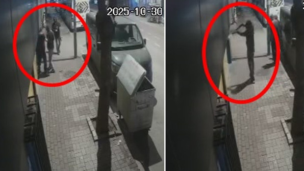 Kaldırımdakilere 'kenara çekilin' deyip iş yerine pompalı tüfekle ateş açtı