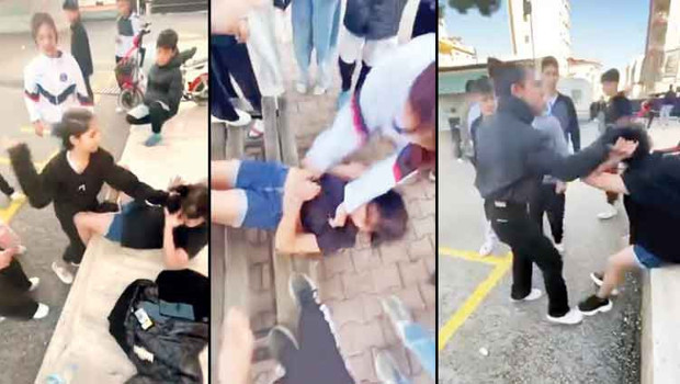 Akran zorbaları... Tekme ve yumruk attı saçından sürükledi