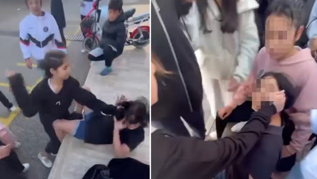 Antalya'da akran zorbalığı! Görüntüler dehşete düşürdü: 'Kafasını yere çarp, vurun acımayın'