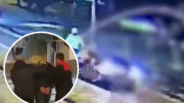 Polislerin üzerine aracını süren şahıs yakalandı