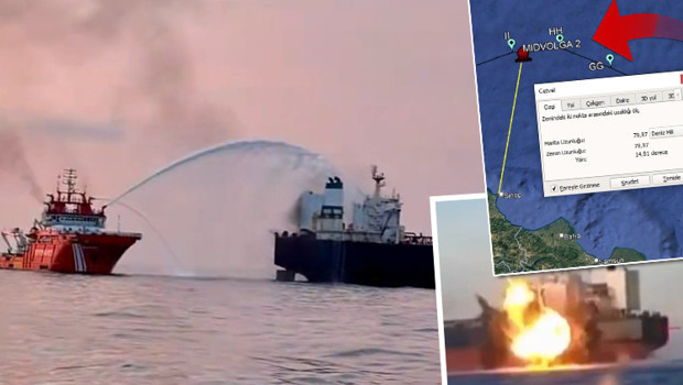 Son dakika... Karadeniz'de bir gemiye daha saldırı