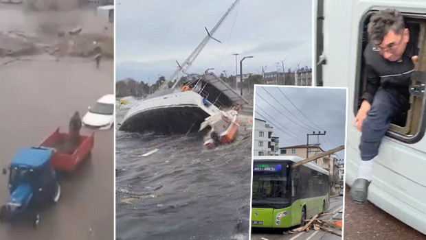 Bugün itibariyle başlıyor! Yeni sistem etkili olacak: Sağanak ve kar yağışı geliyor! Fırtına her yeri vurdu: Çatılar uçtu, tersanede vinç devrildi | İstanbul'a kar yağışı için tarih verildi