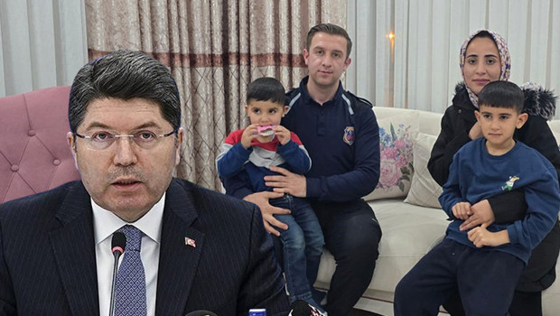 Cezaevi personeli, anne ve iki çocuğunu evinde misafir etti | Bakan Tunç'tan anlamlı davranışa tebrik