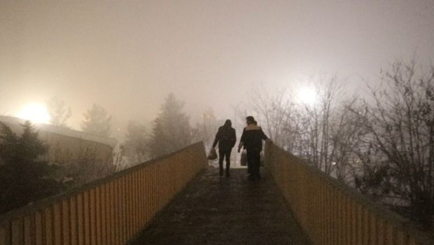 Diyarbakır'da ulaşıma sis engeli, uçak seferleri iptal edildi