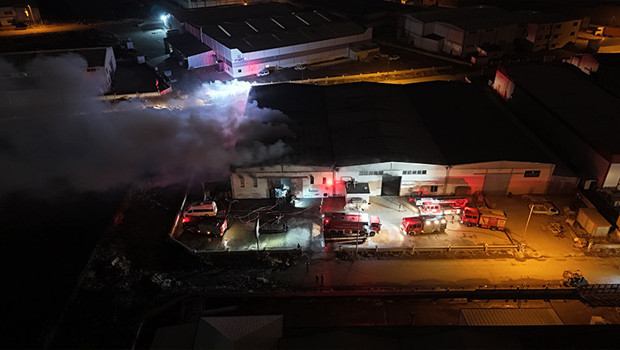 Kayseri'de korkutan yangın