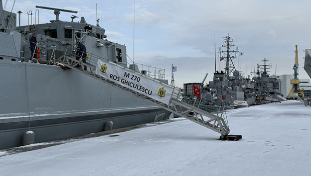 MCM Black Sea unsurları, Bulgaristan'ın Burgaz Limanı'nı ziyaret etti