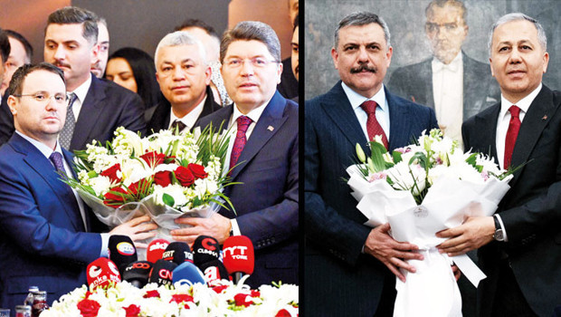 2 bakanlıkta devir teslim