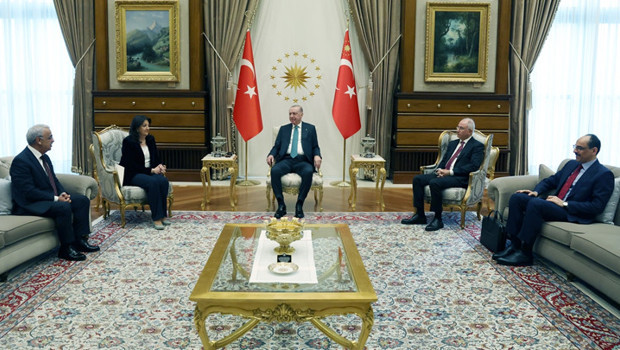 Cumhurbaşkanı Erdoğan, DEM Parti Heyeti'ni kabul etti