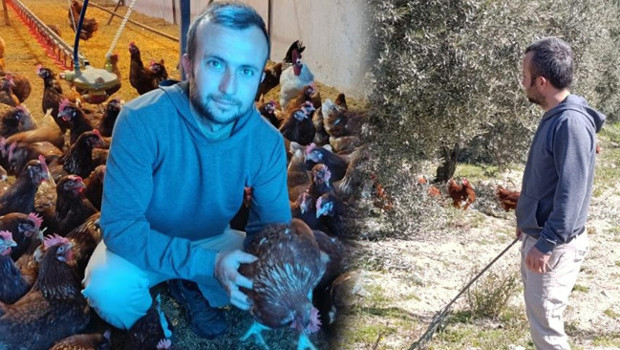 Kiraların artmasıyla köyüne döndü! Üretime başladı: 'Günde 325 yumurta alıyoruz'