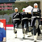 Şehit polise hazin veda